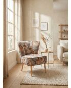 Mehrfarbiger Gatsby Bird Sessel - 61x67x75 cm