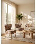 Mehrfarbiger Gatsby Bird Sessel - 61x67x75 cm