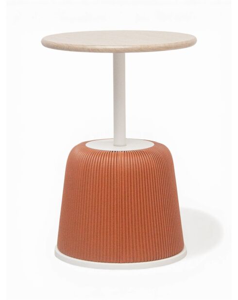 Mushroom bijzettafel okergeel - 40x55x40 cm