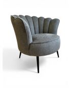 Poltrona Crown grigio grafite - 88x80x82 cm