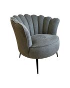 Poltrona Crown grigio grafite - 88x80x82 cm