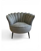 Poltrona Crown grigio grafite - 88x80x82 cm