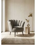 Poltrona Crown grigio grafite - 88x80x82 cm