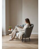 Poltrona Crown grigio grafite - 88x80x82 cm