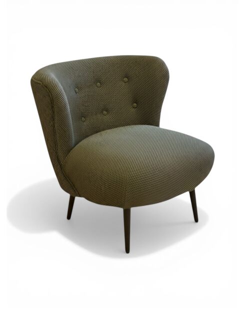 Fauteuil Nid d'Hirondelle Mesh vert olive - 78x79x73 cm