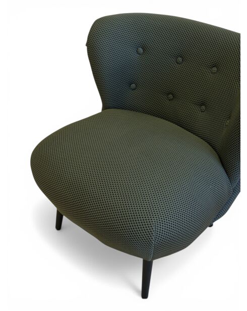 Fauteuil Nid d'Hirondelle Mesh vert olive - 78x79x73 cm