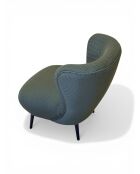 Fauteuil Nid d'Hirondelle Mesh vert olive - 78x79x73 cm