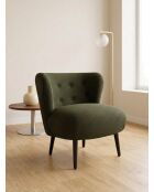 Fauteuil Nid d'Hirondelle Mesh vert olive - 78x79x73 cm