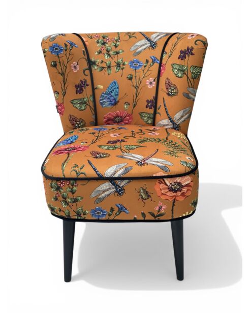 Gelber Butterfly Gatsby Sessel - 61x67x75 cm