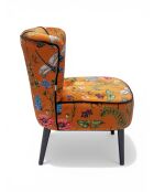 Gelber Butterfly Gatsby Sessel - 61x67x75 cm