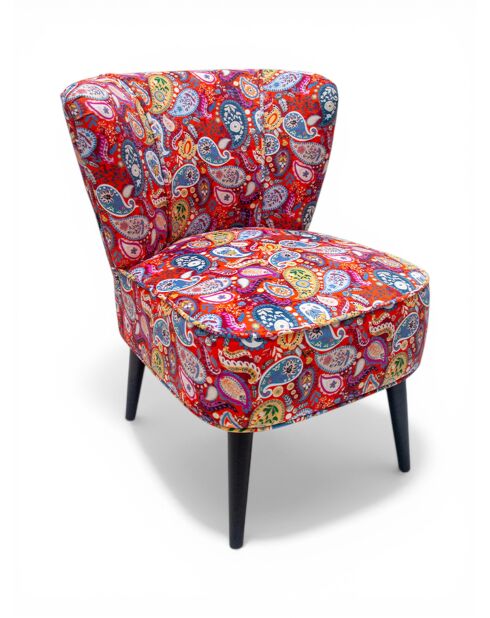 Gatsby Batik Paisley mehrfarbiger Sessel - 61x67x75 cm