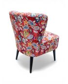 Gatsby Batik Paisley mehrfarbiger Sessel - 61x67x75 cm