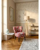 Gatsby Batik Paisley mehrfarbiger Sessel - 61x67x75 cm