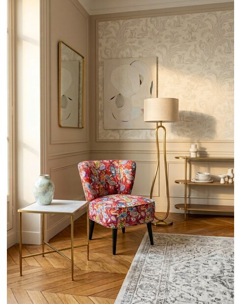 Gatsby Batik Paisley mehrfarbiger Sessel - 61x67x75 cm