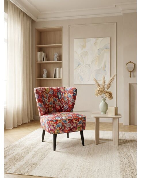 Gatsby Batik Paisley mehrfarbiger Sessel - 61x67x75 cm