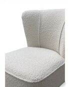 Gatsby Bouclette weißer Sessel - 61x67x75 cm