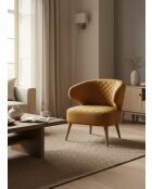 Gelber Sessel Angèle Curry - 120x60x73 cm