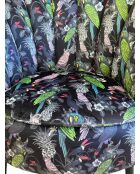 Mehrfarbiger Sessel Parrot Crown - 88x80x82 cm