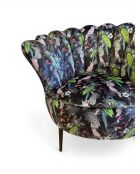 Mehrfarbiger Sessel Parrot Crown - 88x80x82 cm