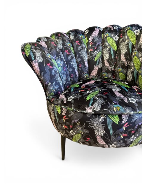 Mehrfarbiger Sessel Parrot Crown - 88x80x82 cm