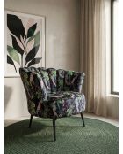 Mehrfarbiger Sessel Parrot Crown - 88x80x82 cm