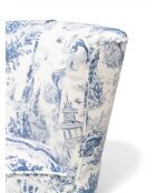 Blauer Sessel Gatsby Jardin De Jouy - 61x67x75 cm