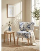 Blauer Sessel Gatsby Jardin De Jouy - 61x67x75 cm