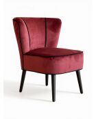 Gatsby roter burgunderroter Sessel - 61x67x75 cm