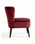 Gatsby roter burgunderroter Sessel - 61x67x75 cm