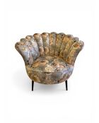 Crown Bird Sessel mehrfarbig - 88x80x82 cm