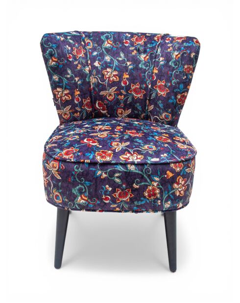 Mehrfarbiger Sessel Gatsby Floral Folk - 61x67x75 cm
