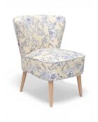 Mehrfarbiger Gatsby Roses Sessel - 61x67x75 cm