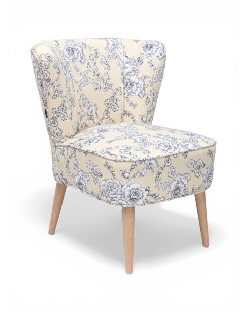 Mehrfarbiger Gatsby Roses Sessel - 61x67x75 cm