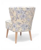 Mehrfarbiger Gatsby Roses Sessel - 61x67x75 cm