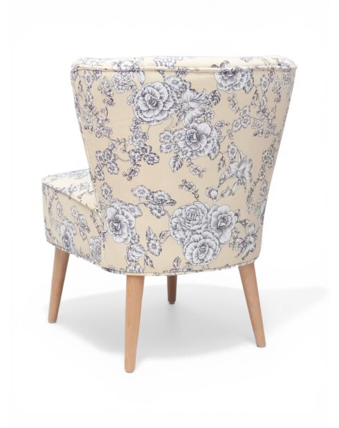 Mehrfarbiger Gatsby Roses Sessel - 61x67x75 cm