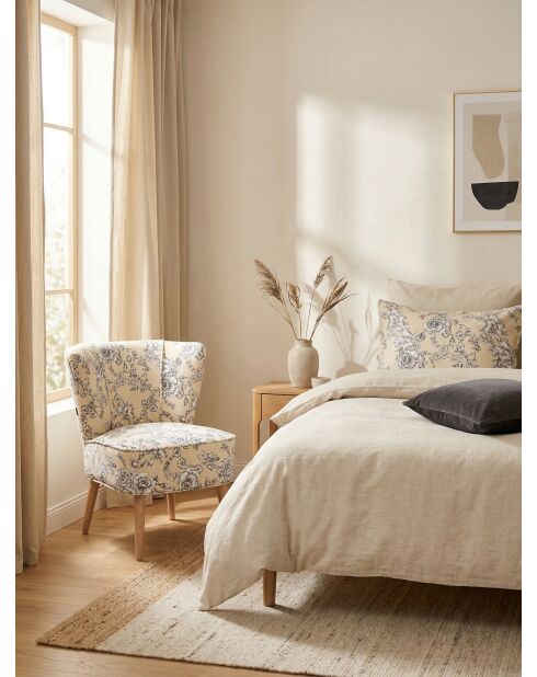 Mehrfarbiger Gatsby Roses Sessel - 61x67x75 cm