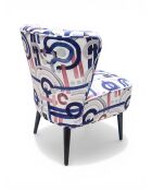 Mehrfarbiger Gatsby Mood Sessel - 61x67x75 cm