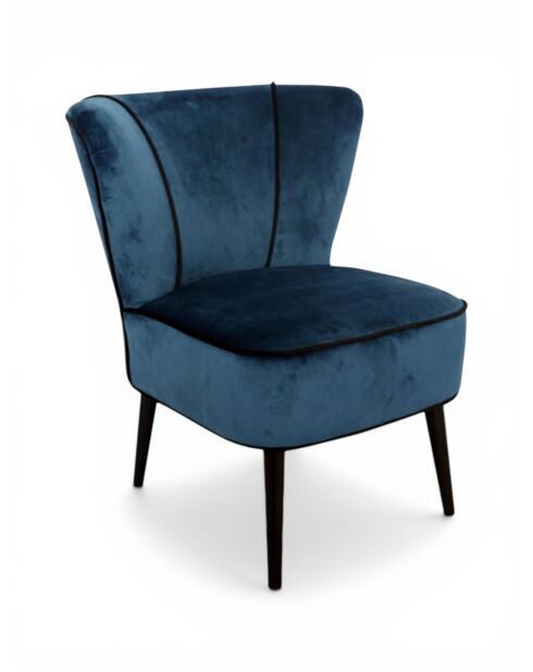 Fauteuil Gatsby eendblauw - 61x67x75 cm