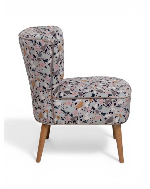 Mehrfarbiger Gatsby-Sessel - 61x67x75 cm