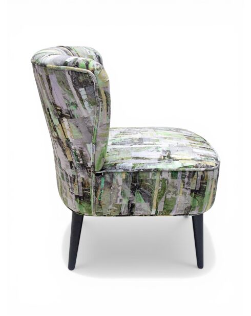 Mehrfarbiger Gatsby Kintsugi Sessel - 61x67x75 cm