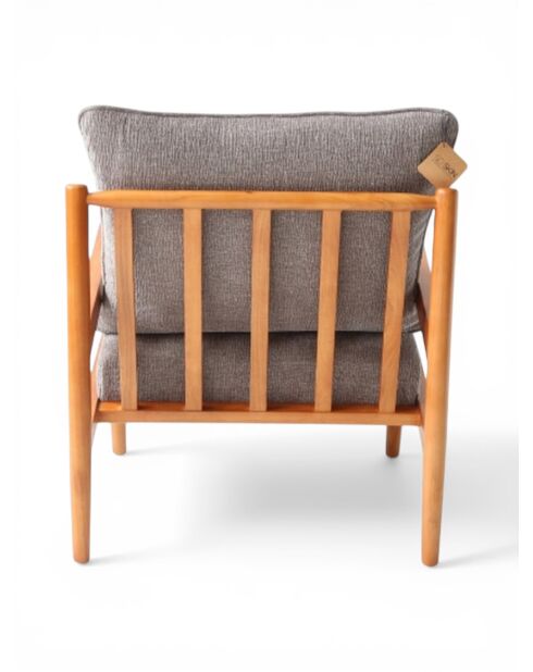 Sillón Mouse de madera gris - 65x77x81 cm