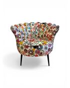 Mehrfarbiger Joie de Fleur Crown Sessel - 88x80x82 cm