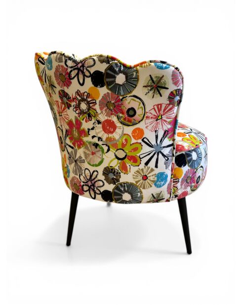 Mehrfarbiger Joie de Fleur Crown Sessel - 88x80x82 cm