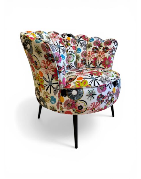 Mehrfarbiger Joie de Fleur Crown Sessel - 88x80x82 cm