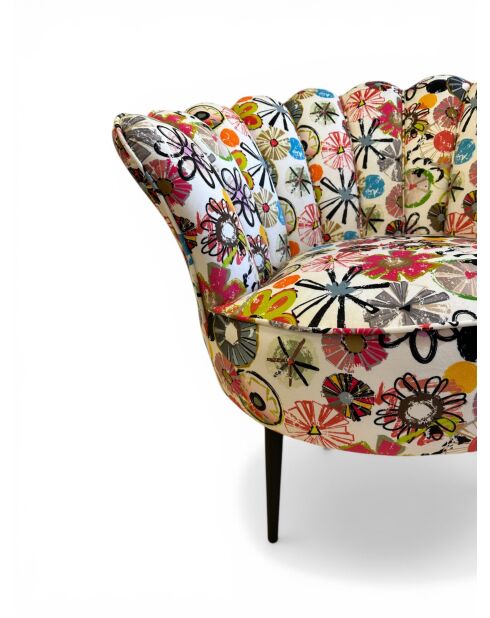 Mehrfarbiger Joie de Fleur Crown Sessel - 88x80x82 cm