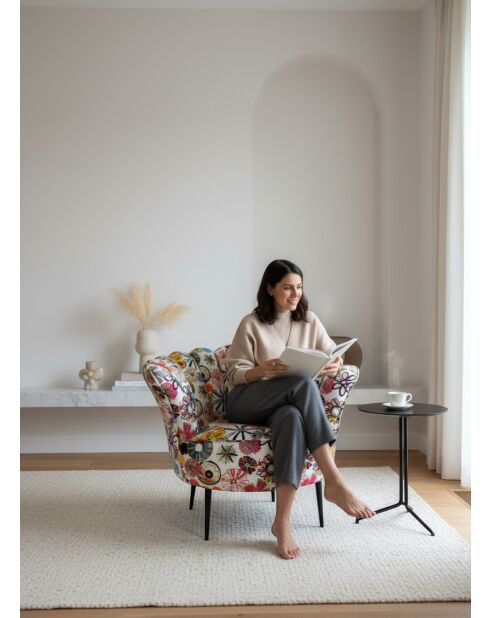 Mehrfarbiger Joie de Fleur Crown Sessel - 88x80x82 cm