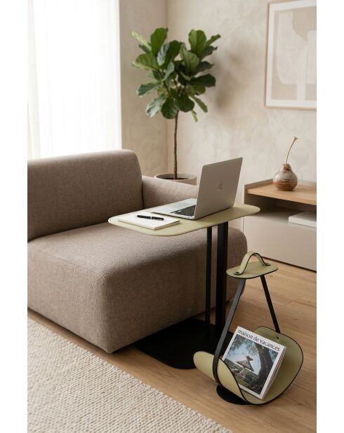 Line grüner Beistelltisch - 59x36x61 cm