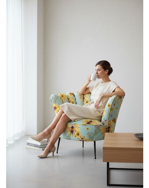 Crown Sessel Sprache der Marienkäfer mehrfarbig - 88x80x82 cm