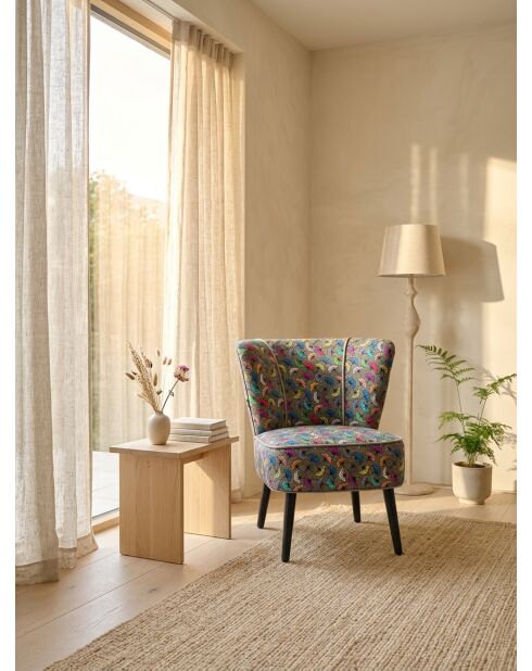 Gatsby Sessel mehrfarbige Hochzeitsblumen - 61x67x75 cm