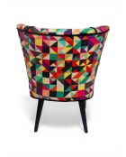 Poltrona triangolare multicolore Gatsby Patchwork - 61x67x75 cm
